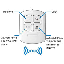 Load image into Gallery viewer, Smart Wireless Dimmable Battery Operated Led Light with Remote Control
