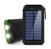 Load image into Gallery viewer, Solar Charging 80000mAh Power Bank Dual USB (Waterproof)
