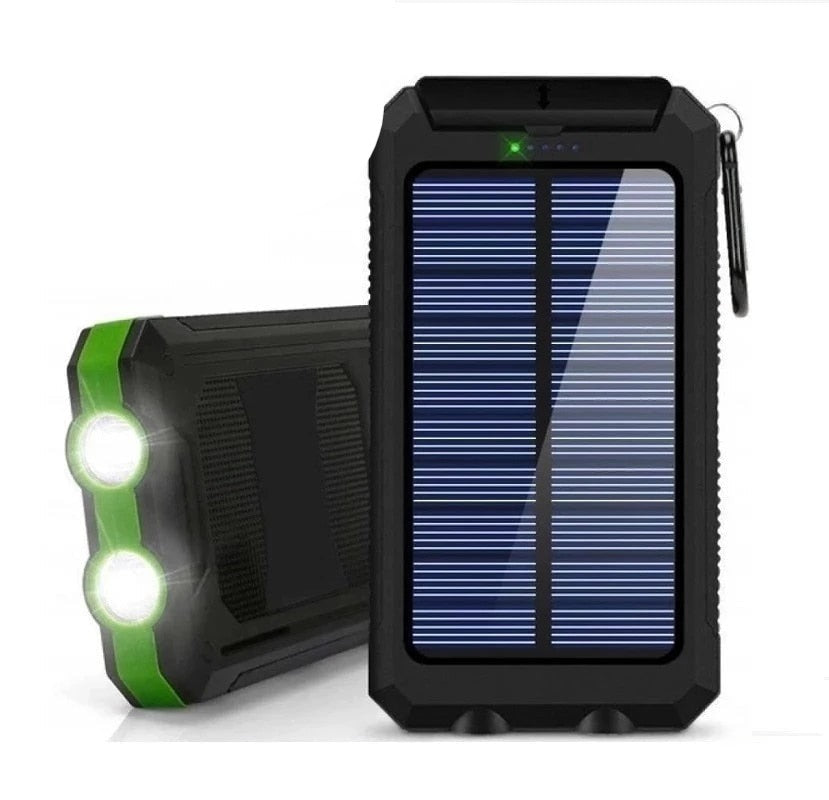 Solar Charging 80000mAh Power Bank Dual USB (Waterproof)