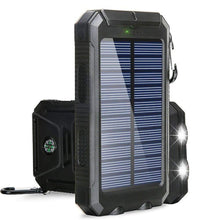 Load image into Gallery viewer, Solar Charging 80000mAh Power Bank Dual USB (Waterproof)
